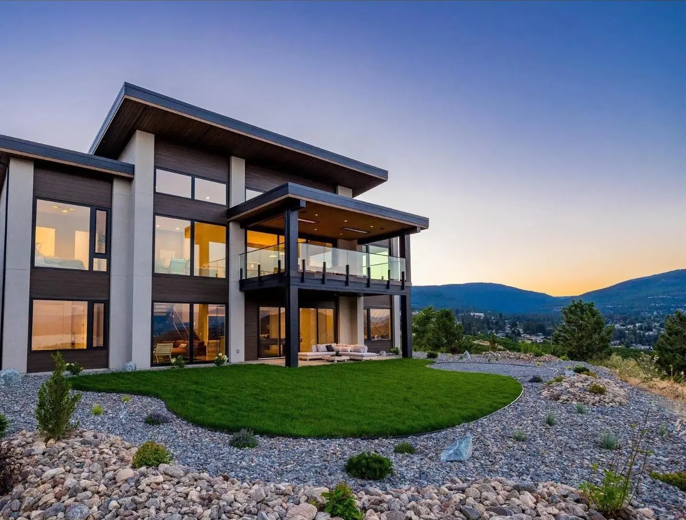 Rear view of a home developed by Sirohi Capital in the Mount Griffin subdivision